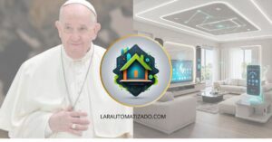 Sala automatizada com luzes inteligentes para economia de energia em casa inteligente
