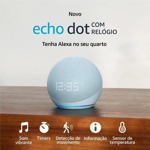 echo dot com relogio